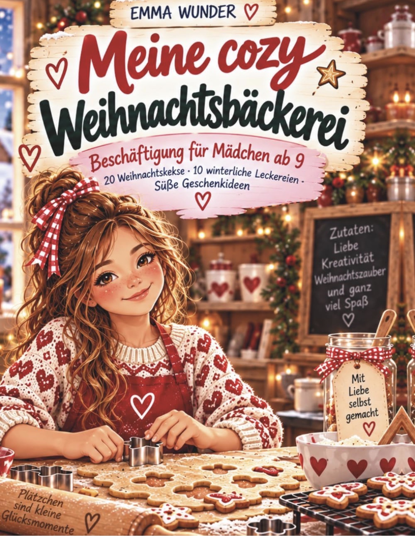 Vollständiges Buchcover: Meine cozy Weihnachtsbäckerei von Emma Wunder