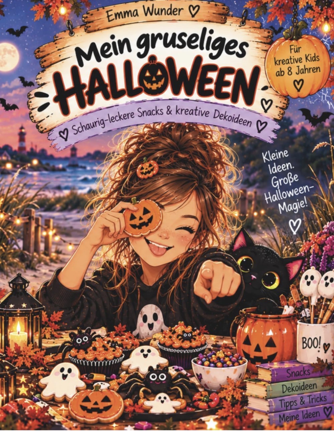 Vollständiges Buchcover: Mein gruseliges Halloween von Emma Wunder